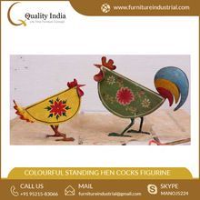 Colourful Standing Hen Cocks
