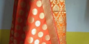 Ladies Party Wear Unstitched Silk Suit Fabric