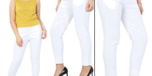 White Ladies Lumlum Cigarette Pant