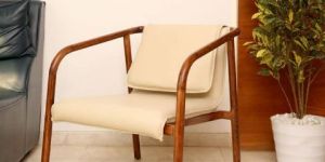 Slim Solid Wood Arm Chair