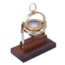 Brass Gimbals Compass