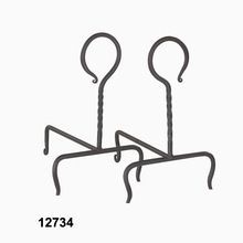 Iron Twisted Wood Rack