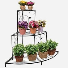 Three Tier Corner Shelf Flower Pot