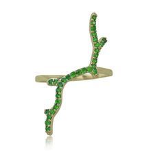 Gold Pave Diamond Ring