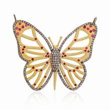 Gold Plated Butterfly Pendant
