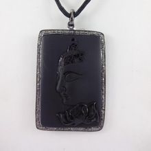 Silver Buddha Pendant