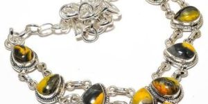 Bumble Bee Jasper Handmade Necklace