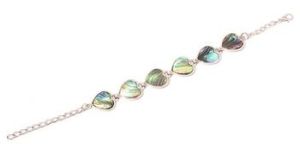 Natural Abalone Shell Chain Bracelet