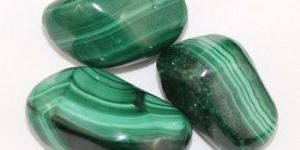 Polished Malachite Tumbled Gemstones