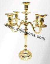 Gold Plated Candelabra Metal
