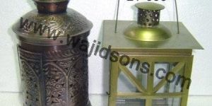 Moroccan and Mediterranean Style Metal Candle Lantern