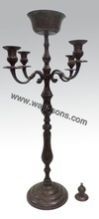 Tall Candelabra Candle Holder Aluminum