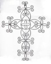 Antique Wall Cross Decor