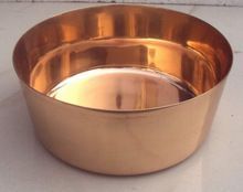 COPPER PET FEEDING BOWL