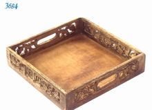 Wooden Breakfast Serving Tray