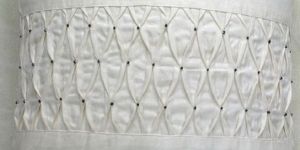 Cushion Cover with Bead Work