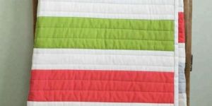 Modern Unique Striped Toddler Quilt