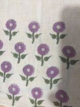 Floral Print Cotton Hand Block Print Fabric