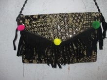 Embroidered Tribal Clutch