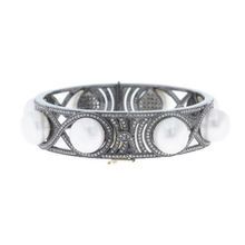 Diamond Pearl Stone Bangles