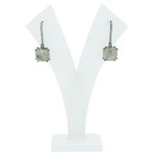 Labradorite Gemstone Hook Earrings