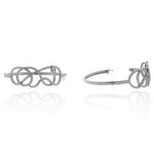 Silver Snake Palm Bracelet