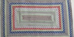 Braided Rectangular Mat