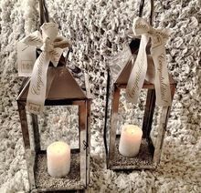 Contemporary Brass and Glass Candle Holders