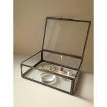 Decorative Glass Box with Lid