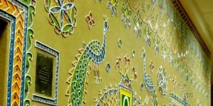 Kutchi Mud Mirror Lippan Work