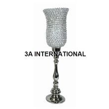 Iron and Crystal Wedding Candle Holder