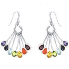 Chakra Gemstone Earring