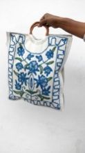 Handmade Suzani Embroidery Tote Bag