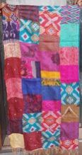 Printed Silk Kantha Stoles