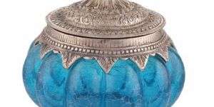 Antique Serving Jar Blue