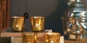 Golden Mercury T-light holder