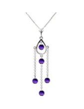 Amethyst Faro Pendant Necklace