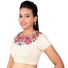 Cotton Khadi Look Blouse