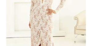 Long Sleeve Lace Wedding Gown