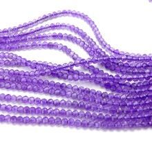 Amethyst Handmade Rondelle Loose Gemstones Beads