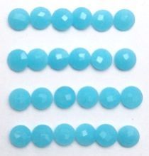 Blue Chalcedony Briolette Cut Semi-Precious Loose Gemstone