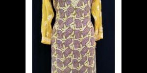 Cotton Designer Printed Casual Wear Kurti