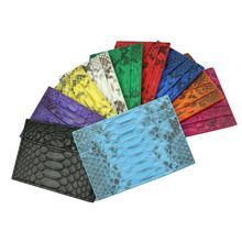 Soft Real Leather Money Clip Card Wallet