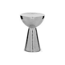 ALUMINUM HAMMERED METAL STOOL