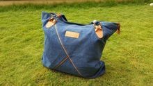 Denim Canvas Tote Bag