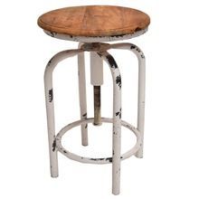 Vintage Mango Wooden Top Bar Stool