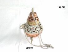 Brass and Copper Incense Holder Hanging