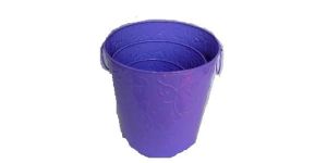 Purple Powder Coated Iron Round Pot