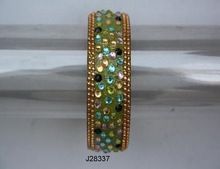 Shrinkle Mosaic Bracelet on Brass Base