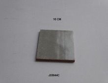 Square Chevron Pattern Printed Bone Coaster